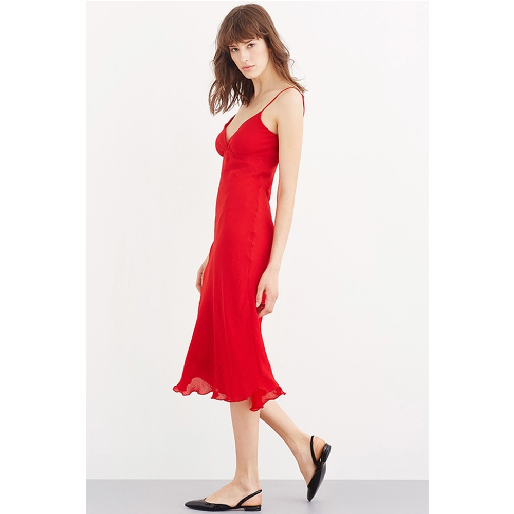 Céleste French Style Prom Evening Midi Dress